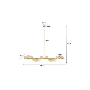 Suspension 150cm SCALA BALLS Kare Design laiton