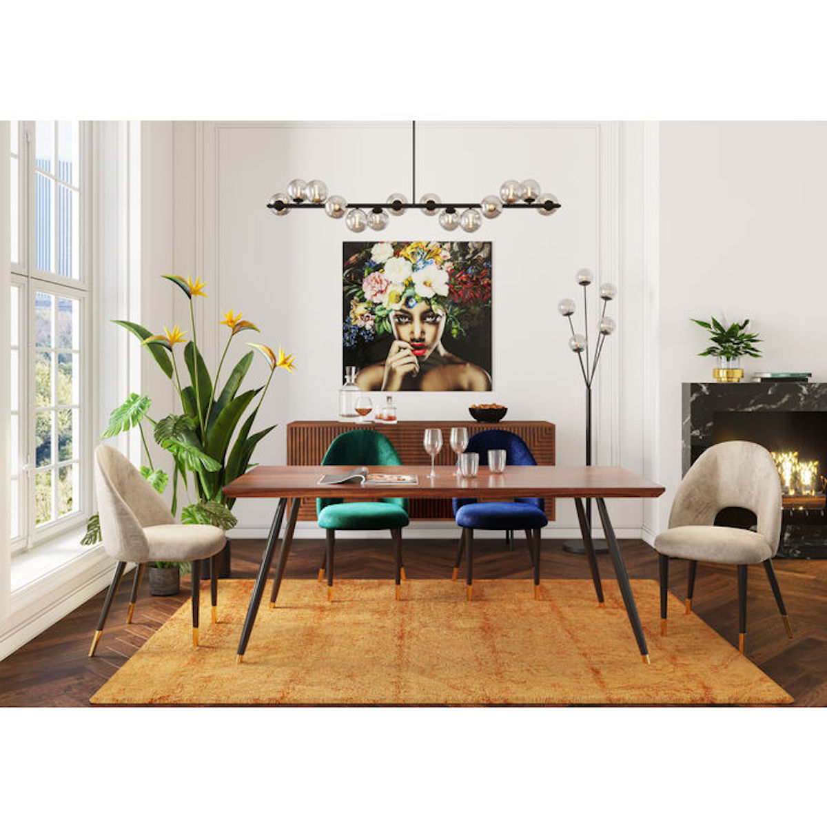 Suspension 150cm SCALA BALLS Kare Design noir