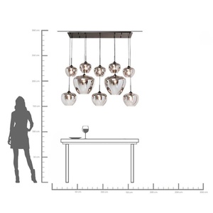 Suspension 160cm SPHERE Kare Design smoke