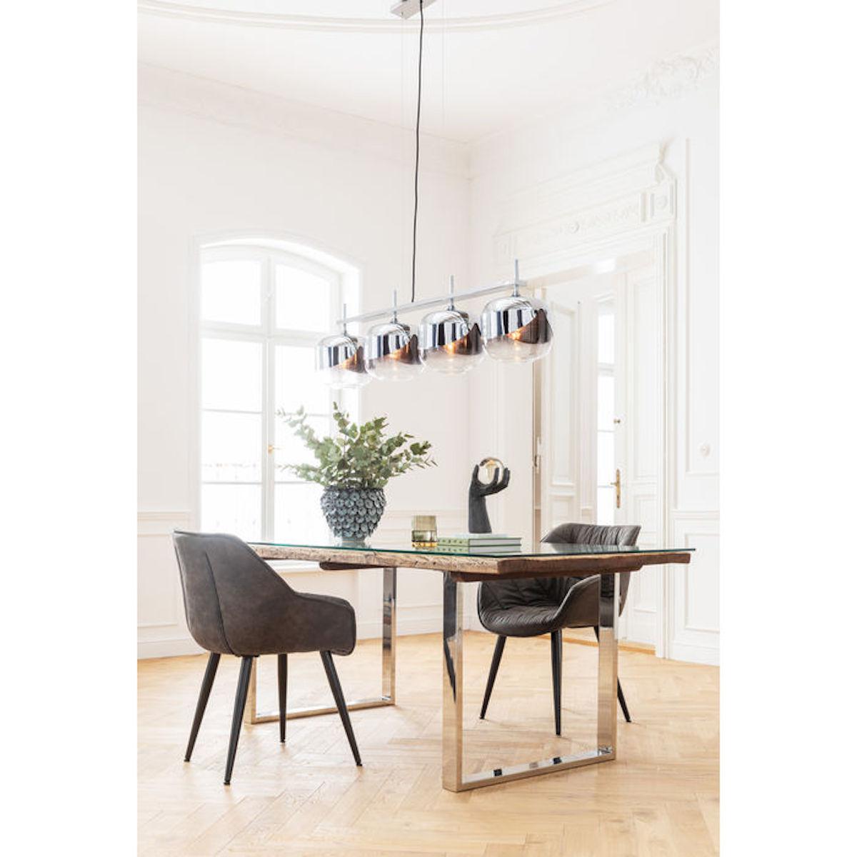 Suspension 25cm GOBLET QUATTRO Kare Design chromé