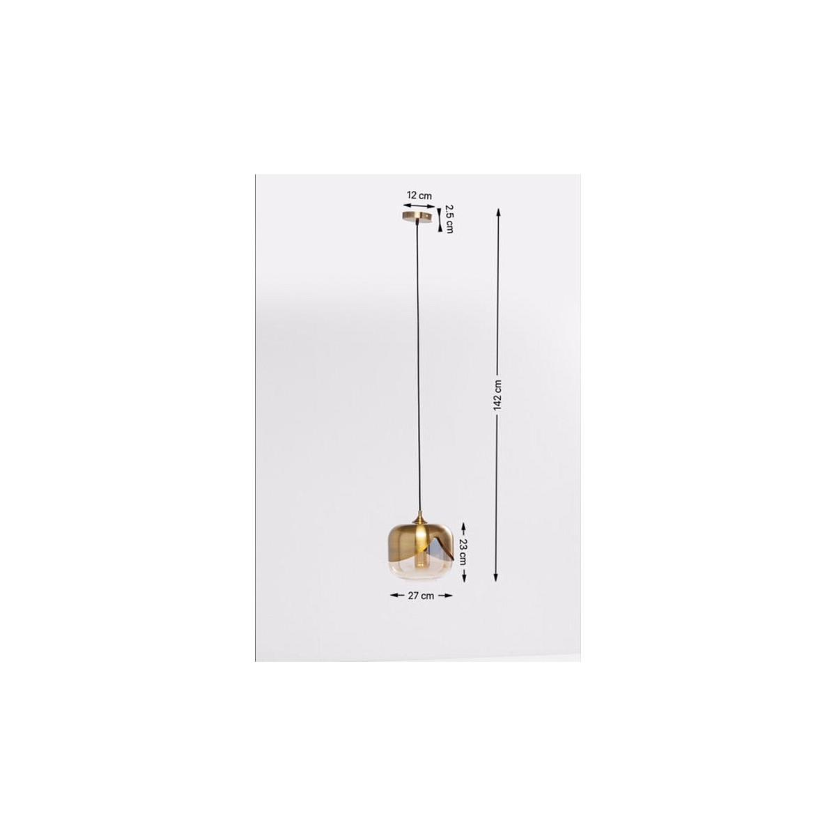 Suspension 25cm GOLDEN GOBLET Kare Design