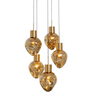 Suspension 50cm SUPERNOVA Kare Design Amber Cinque