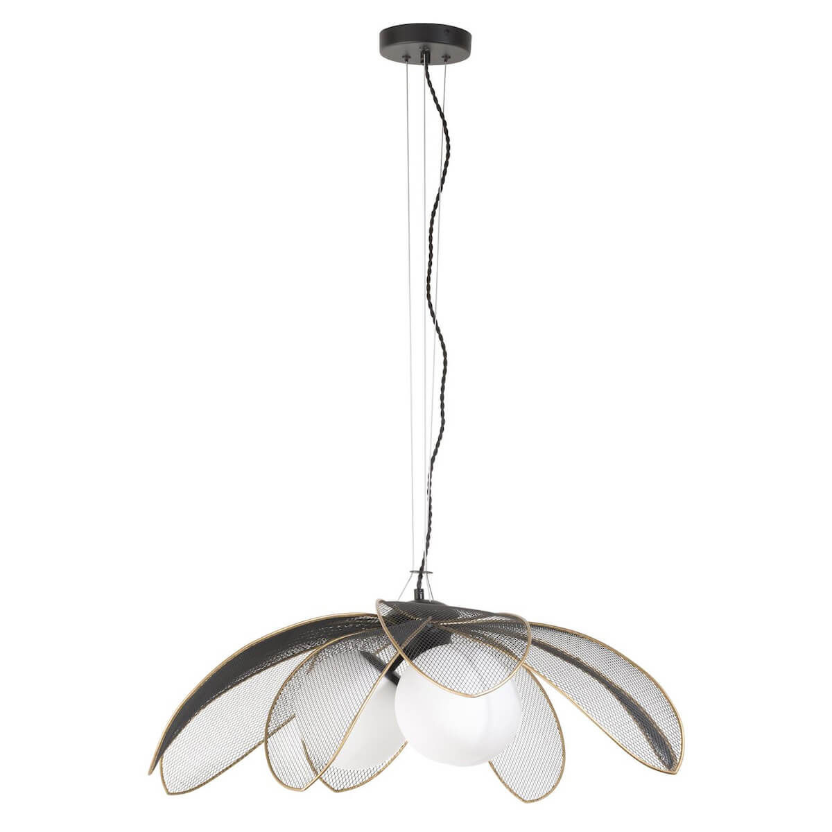 Suspension 70cm MAGNOLIA Coco Maison Noir / Anthracite