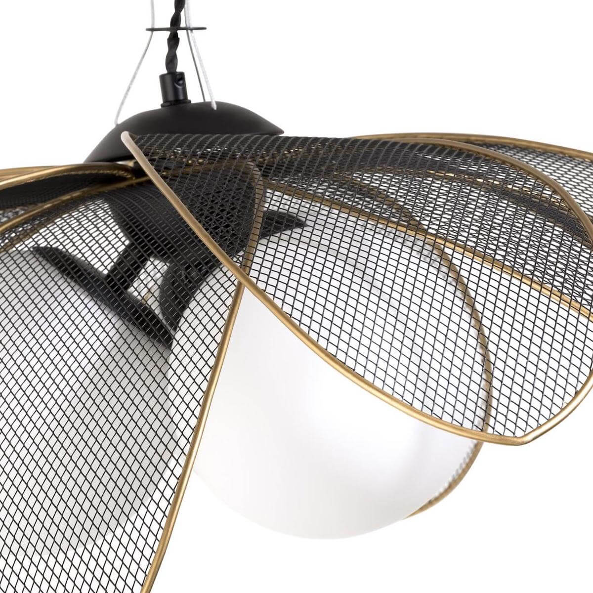 Suspension 70cm MAGNOLIA Coco Maison Noir / Anthracite