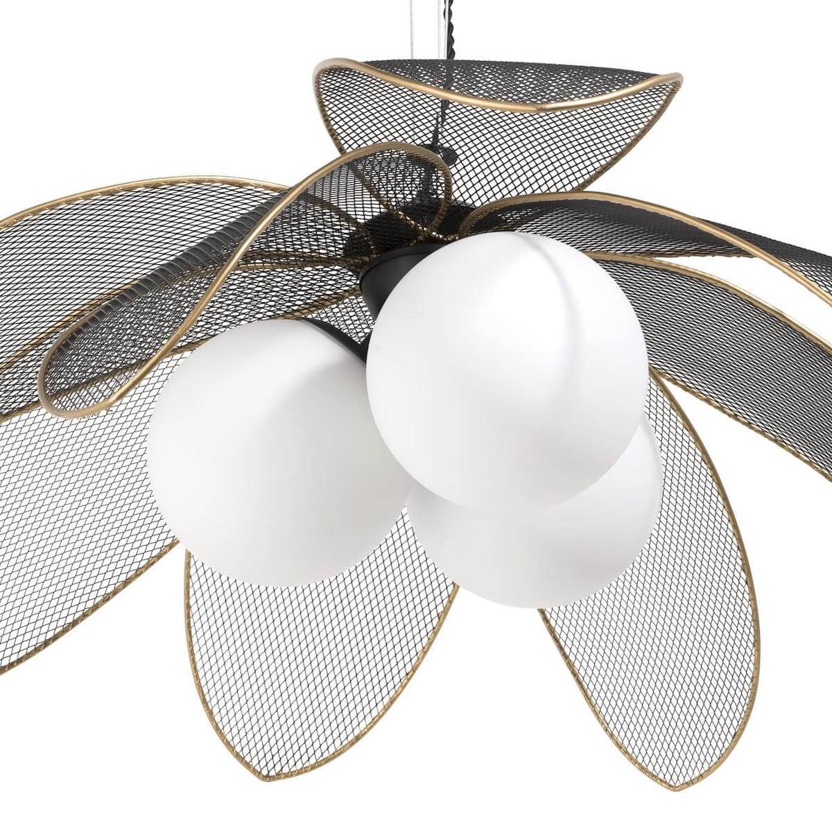 Suspension 70cm MAGNOLIA Coco Maison Noir / Anthracite
