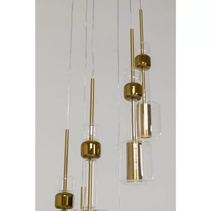 Suspension CANDY BAR Kare Design doré