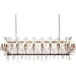 Suspension CHATEAU CHYSTAL RUSTY DELUXE Kare Design
