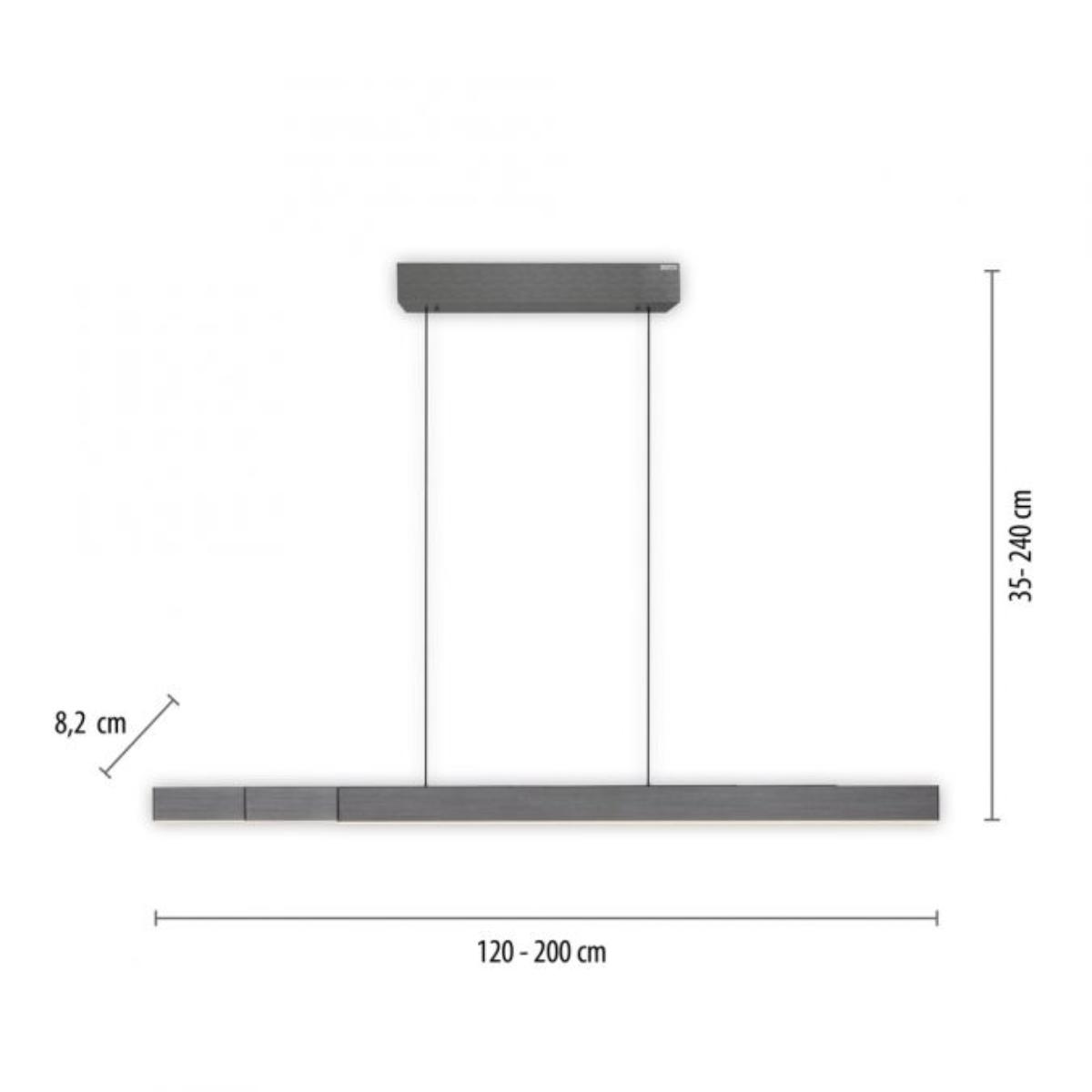 Suspension MOTO-RISE Neuhaus Pure gris