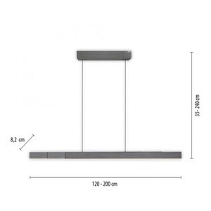 Suspension MOTO-RISE Neuhaus Pure gris