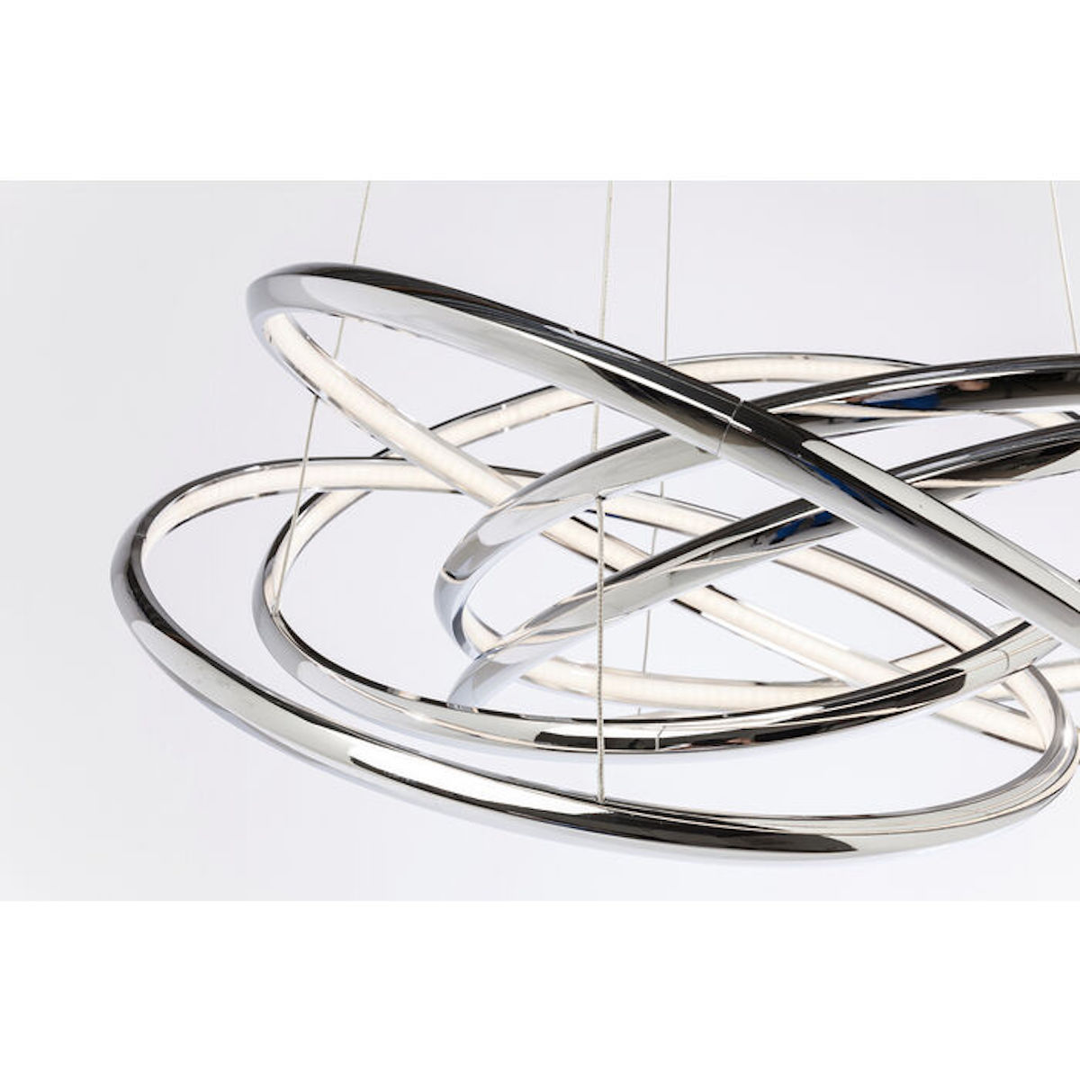 Suspension SATURN LED Kare Design chromé GM
