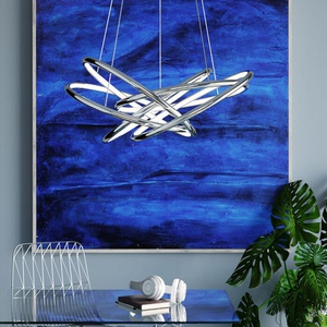 Suspension SATURN LED Kare Design chromé GM