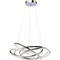 Suspension SATURN LED Kare Design chromé GM