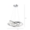 Suspension SATURN LED Kare Design chromé GM