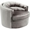 Swivel Armchair Music Hall Grey Kare Design