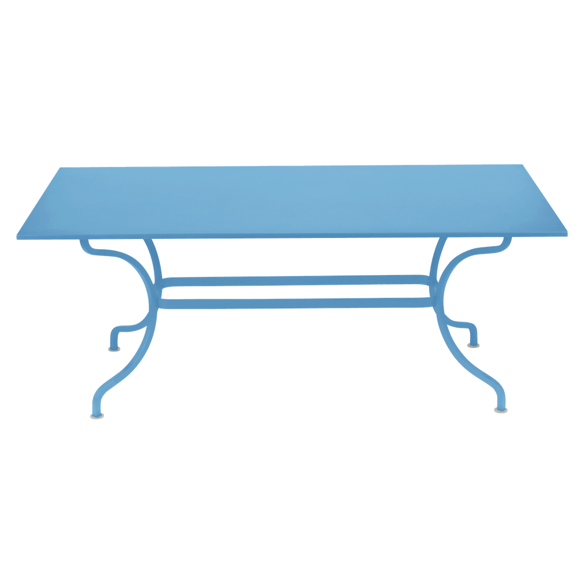 Table 100x180cm ROMANE Fermob bleu maya