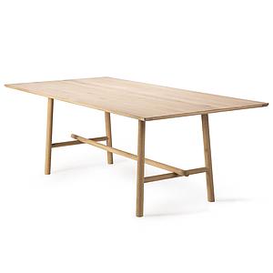 Table 100x200cm PROFILE Ethnicraft chêne