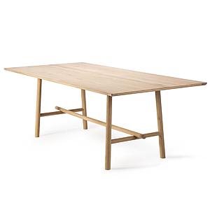 Table 100x220cm PROFILE Ethnicraft chêne