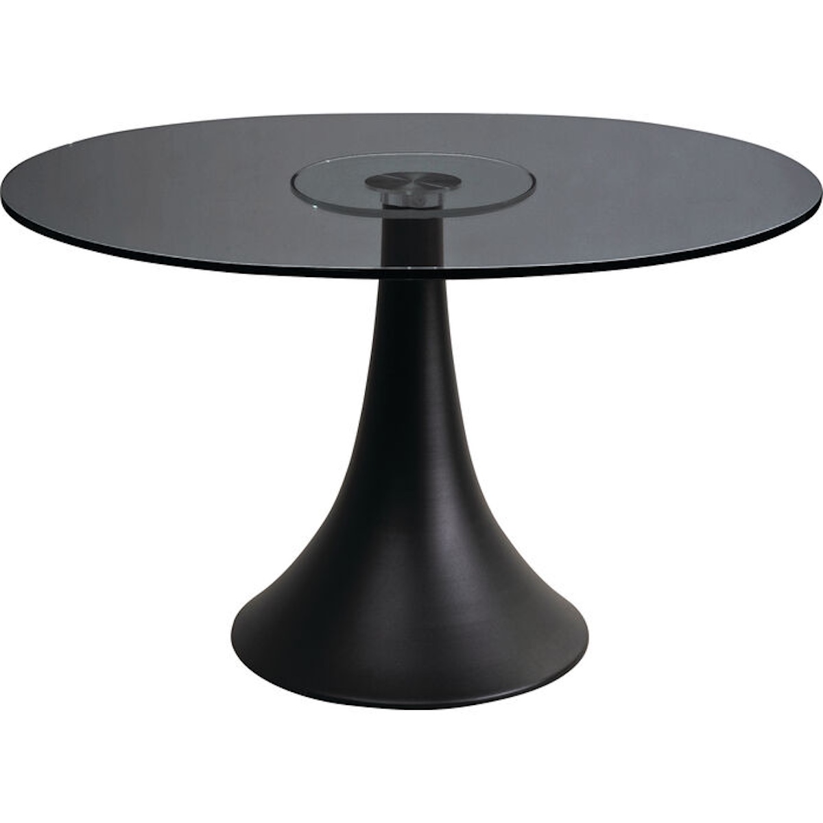 Table 110cm GRANDE POSSIBILITA Kare Design verre fumé