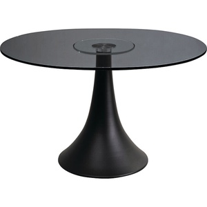 Table 110cm GRANDE POSSIBILITA Kare Design verre fumé