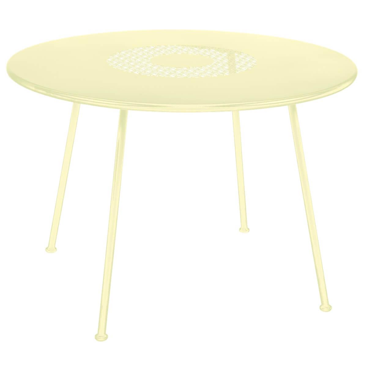 Table 110cm LORETTE Fermob citron givré