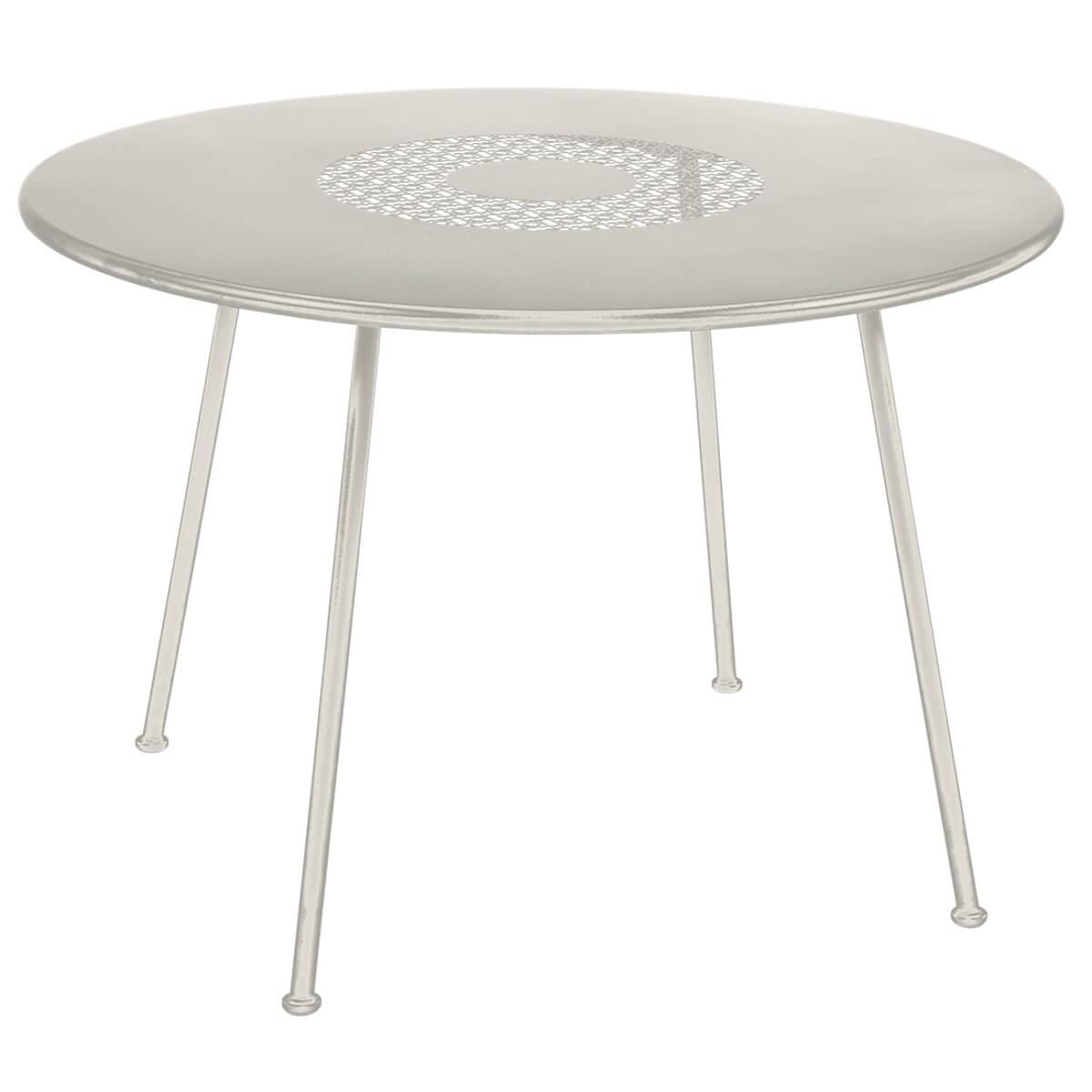 Table 110cm LORETTE Fermob gris argile