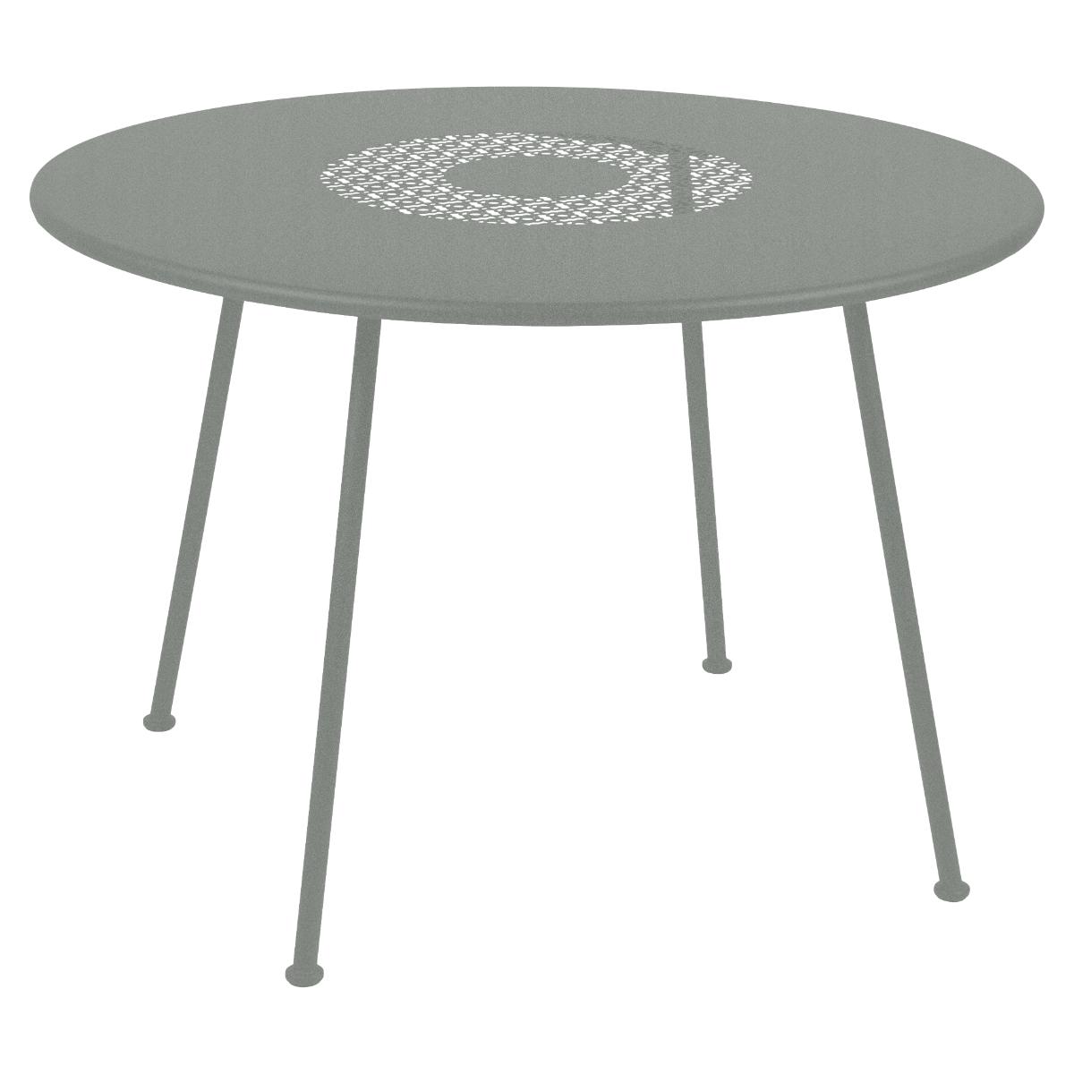 Table 110cm LORETTE Fermob gris lapilli