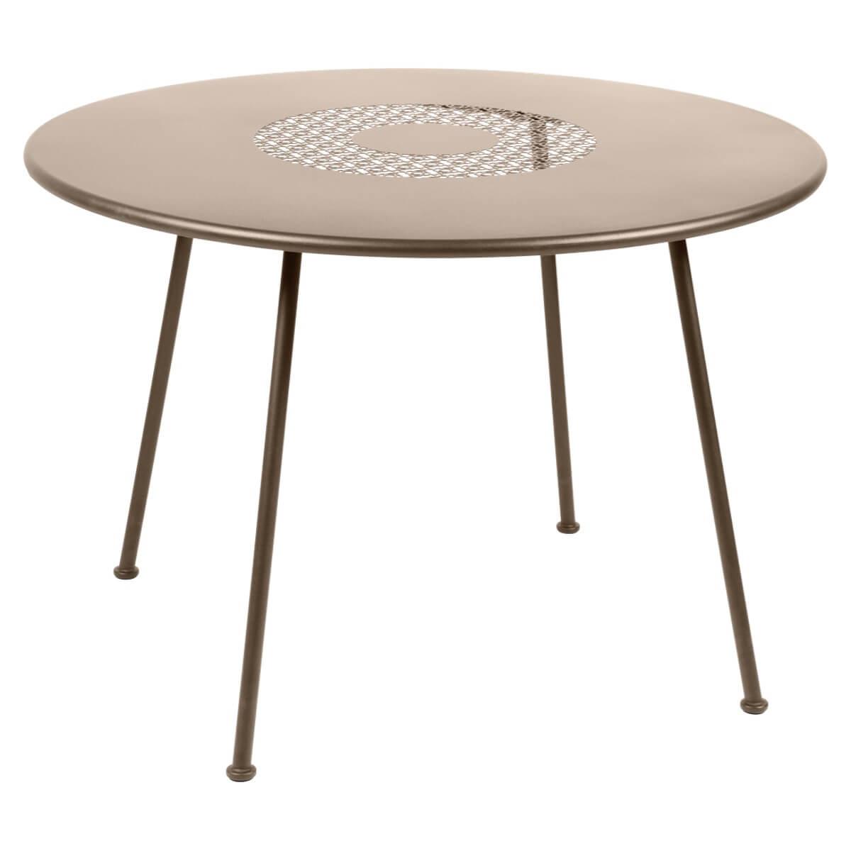 Table 110cm LORETTE Fermob muscade