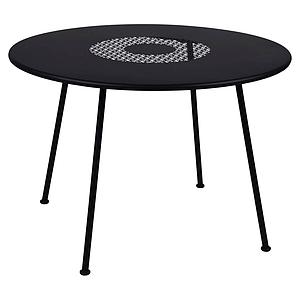 Table 110cm LORETTE Fermob réglisse