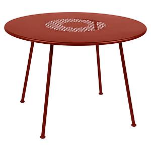 Table 110cm LORETTE Fermob rouge ocre