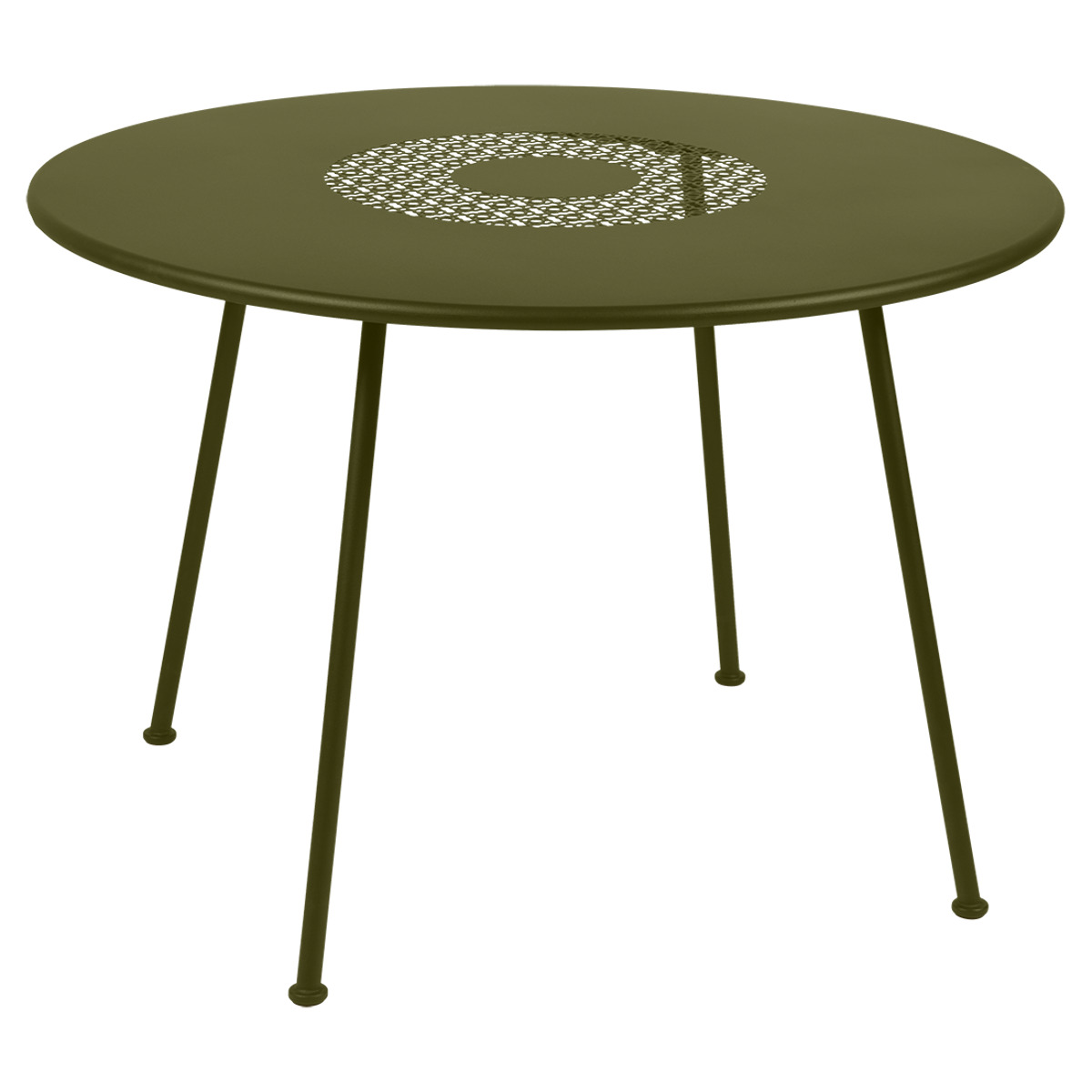 Table 110cm LORETTE Fermob vert pesto