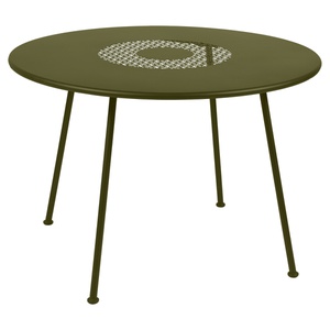 Table 110cm LORETTE Fermob vert pesto