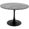 Table 110cm SCHICKERIA Kare Design aspect marbre noir