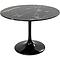 Table 110cm SOLO MARBLE Kare Design noir