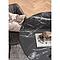 Table 110cm SOLO MARBLE Kare Design noir