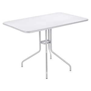 Table 110x70cm PETALE Fermob blanc coton