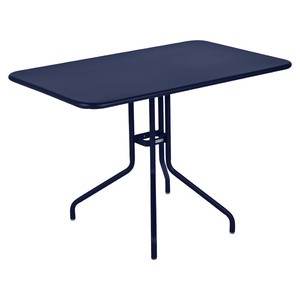Table 110x70cm PETALE Fermob bleu abysse