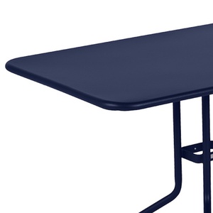 Table 110x70cm PETALE Fermob bleu abysse
