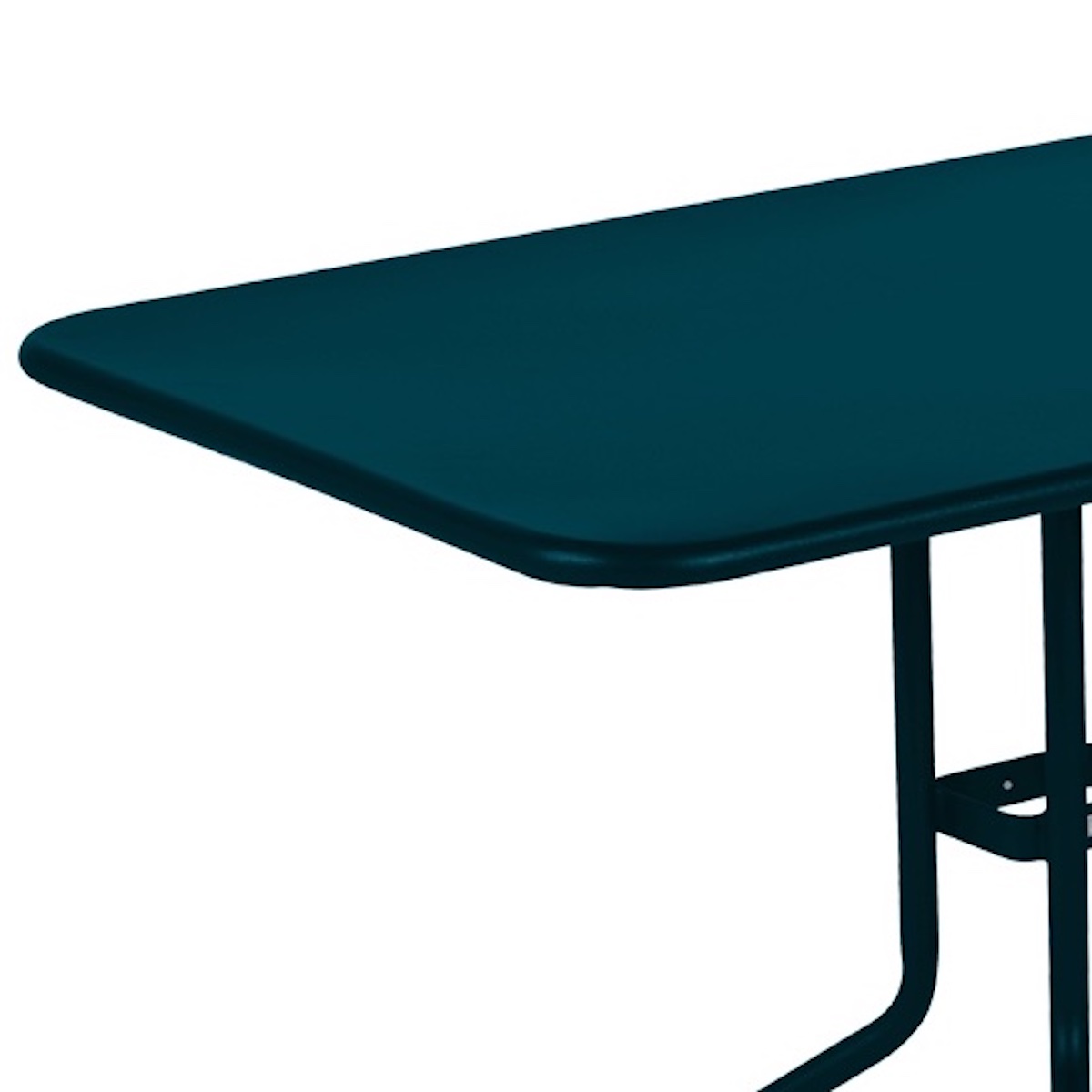 Table 110x70cm PETALE Fermob bleu acapulco