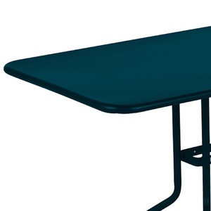Table 110x70cm PETALE Fermob bleu acapulco