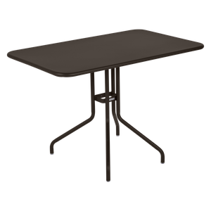 Table 110x70cm PETALE Fermob brun tonka