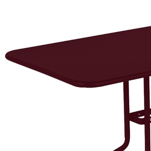 Table 110x70cm PETALE Fermob cerise noir