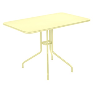 Table 110x70cm PETALE Fermob citron givré