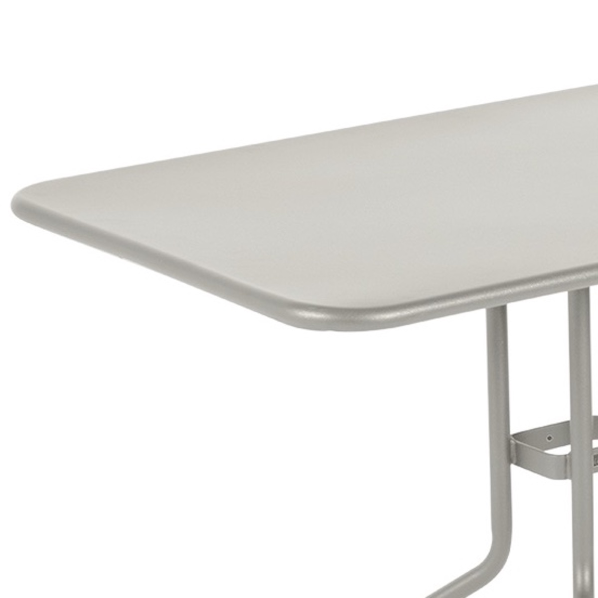 Table 110x70cm PETALE Fermob gris argile