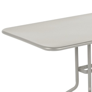 Table 110x70cm PETALE Fermob gris argile