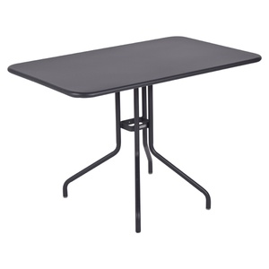 Table 110x70cm PETALE Fermob gris carbone