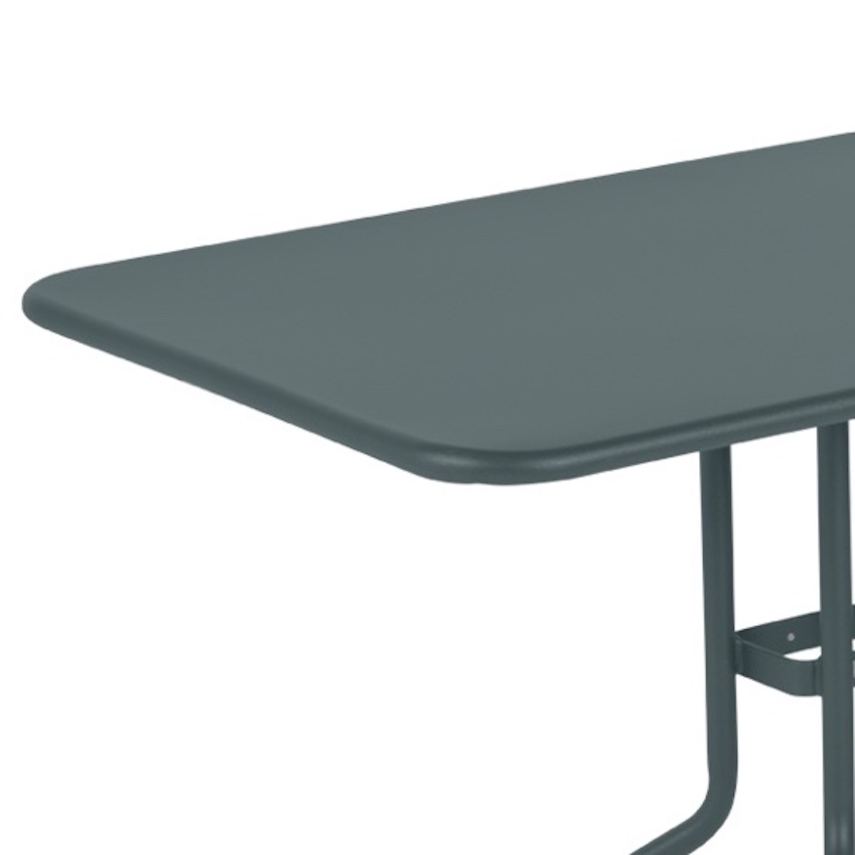 Table 110x70cm PETALE Fermob gris orage