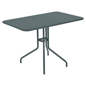 Table 110x70cm PETALE Fermob gris orage