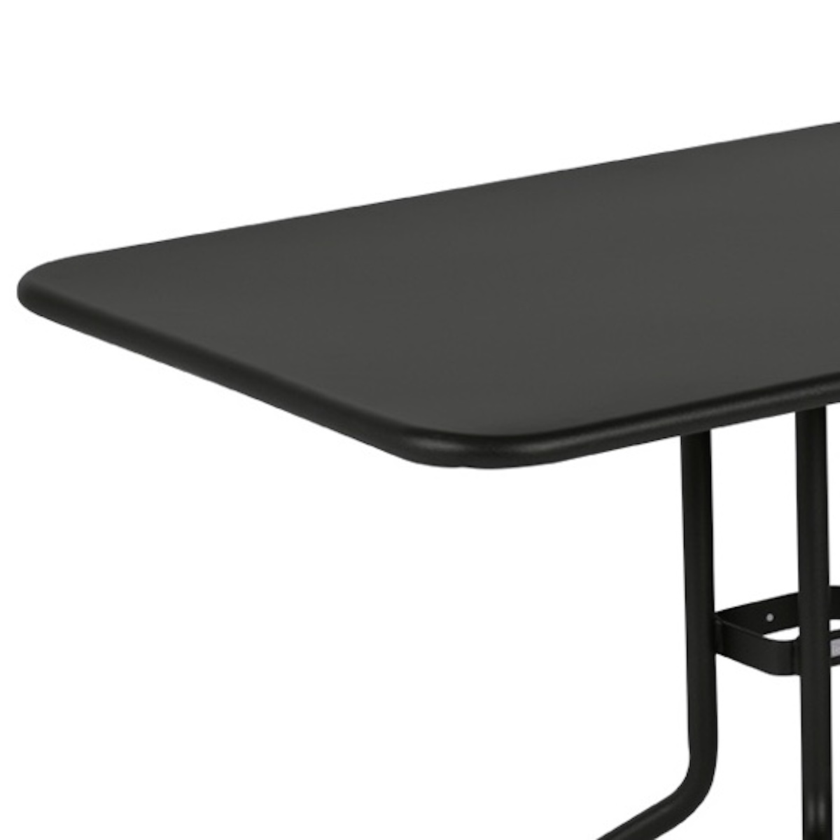 Table 110x70cm PETALE Fermob noir réglisse