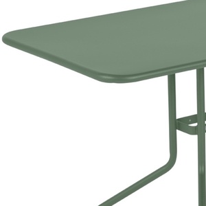 Table 110x70cm PETALE Fermob vert cactus