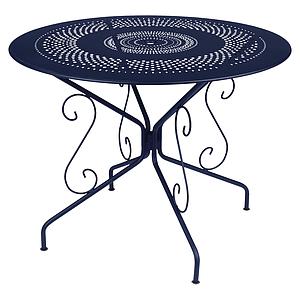 Table 117cm MONTMARTRE Fermob bleu abysse